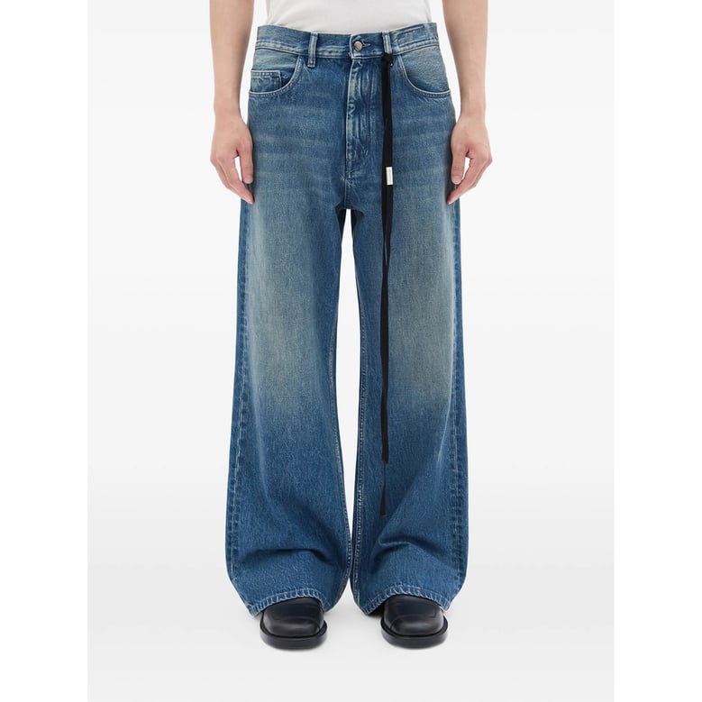 wide-leg jeans blue by Selfnex