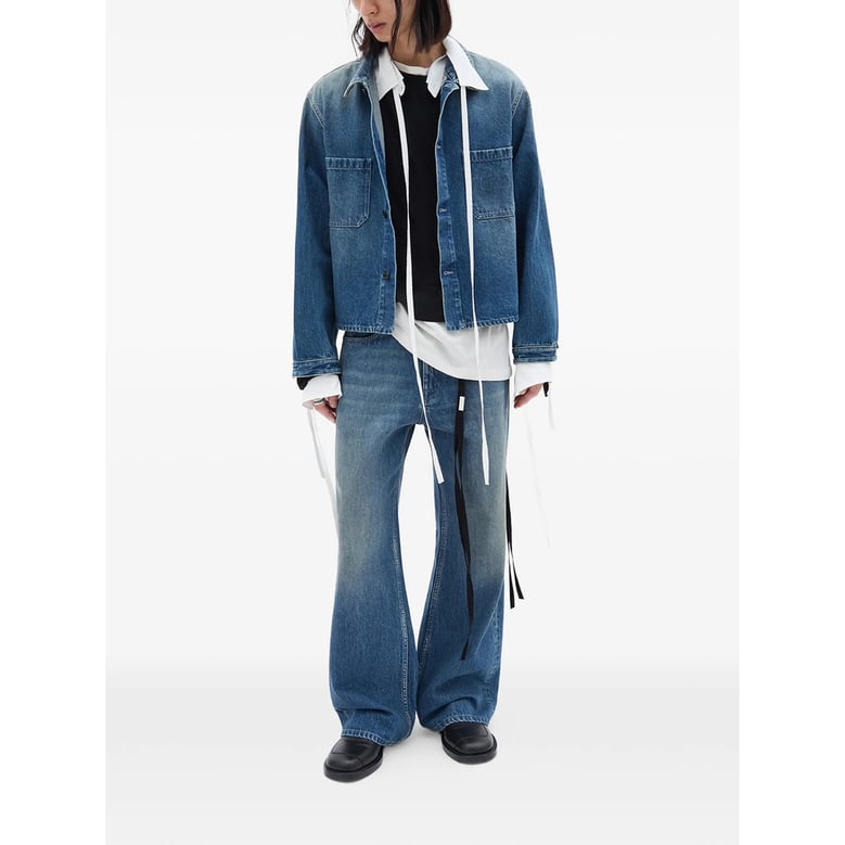 wide-leg jeans blue by Selfnex