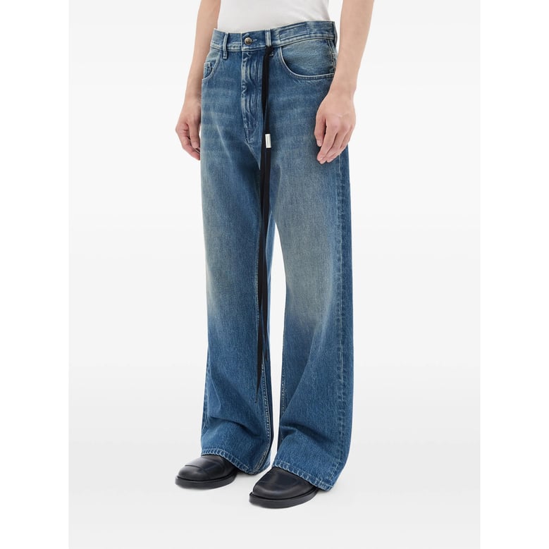 wide-leg jeans blue by Selfnex