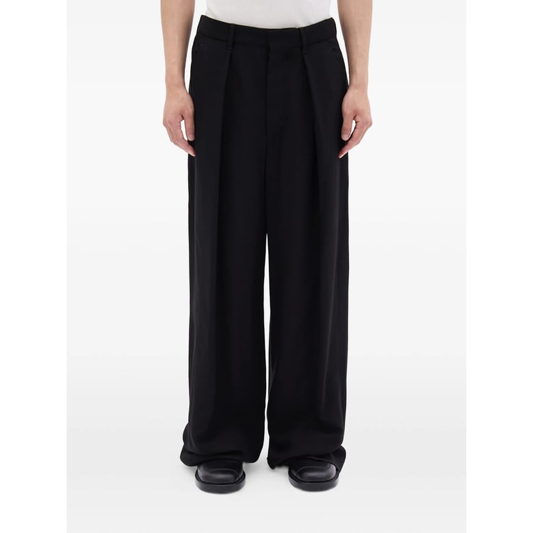 wide-leg trousers black by Selfnex