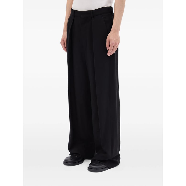 wide-leg trousers black by Selfnex