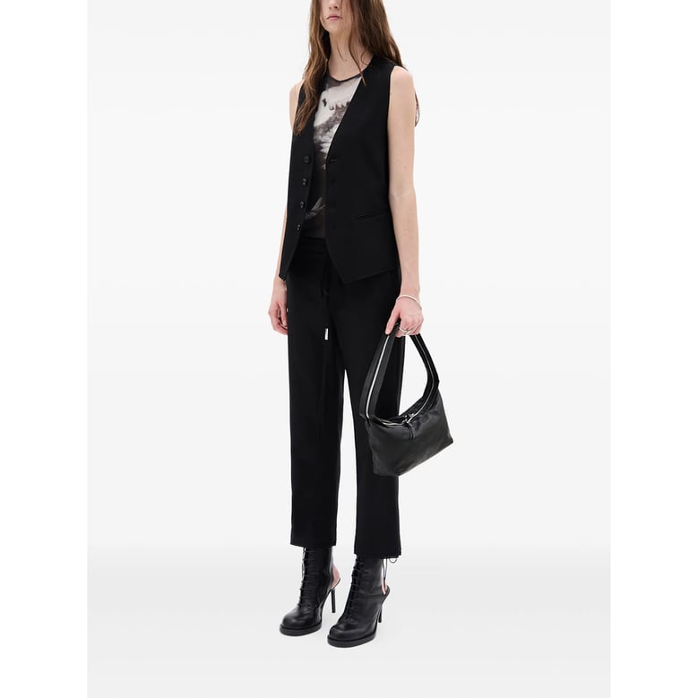 waistcoat black viscose by Selfnex