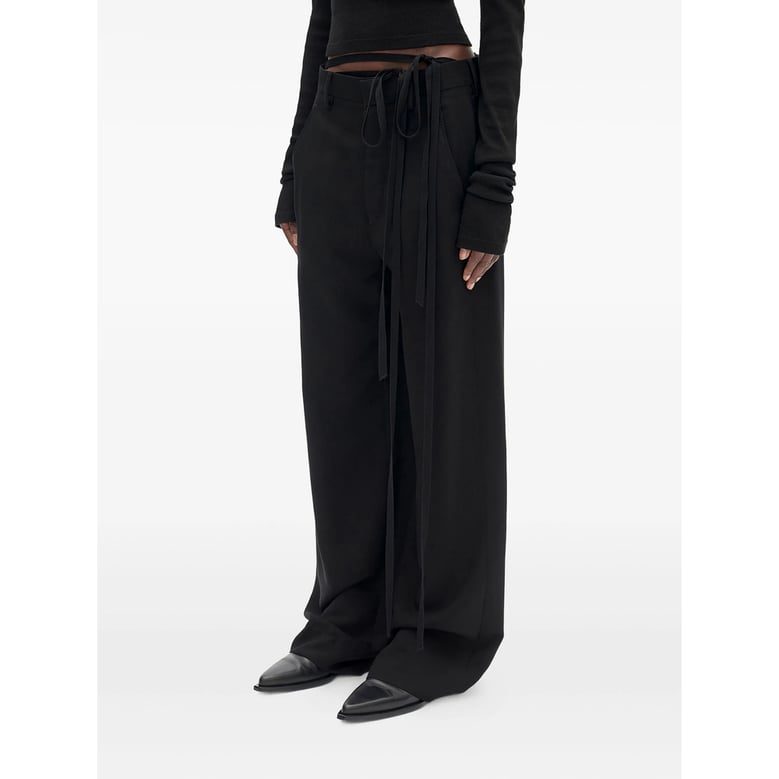 trousers black viscose by Selfnex