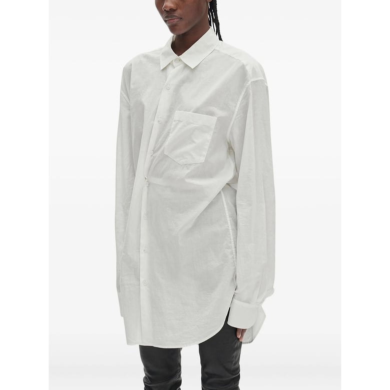 cotton shirt white by Selfnex