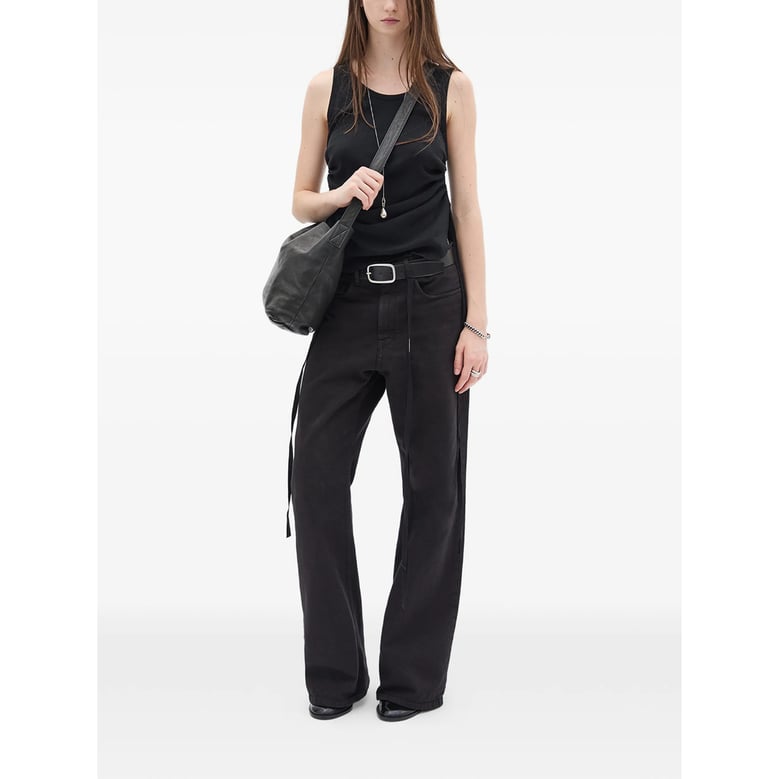 jeans black cotton by Selfnex