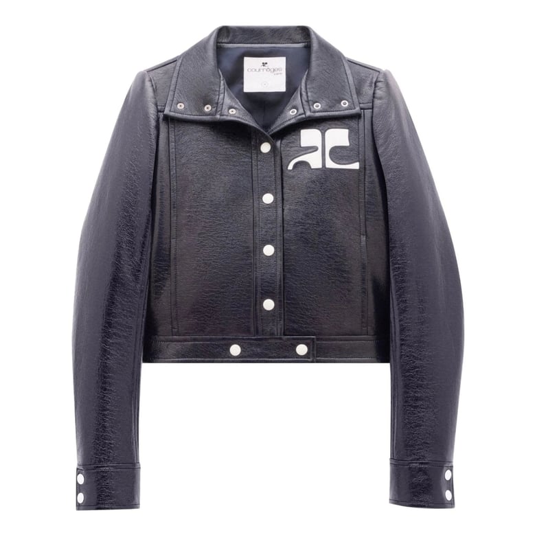 courrèges navy blue outerwear by Selfnex