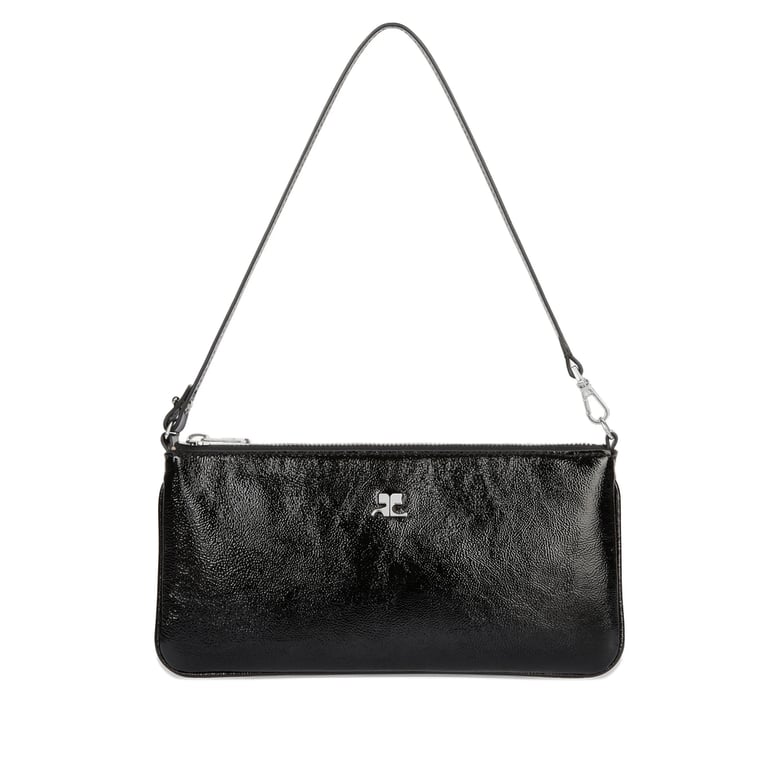 bovine leather clutch bag with zip fastening by Selfnex