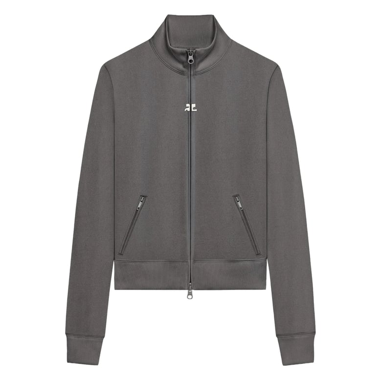 zip fastening jacket with logo detail by Selfnex