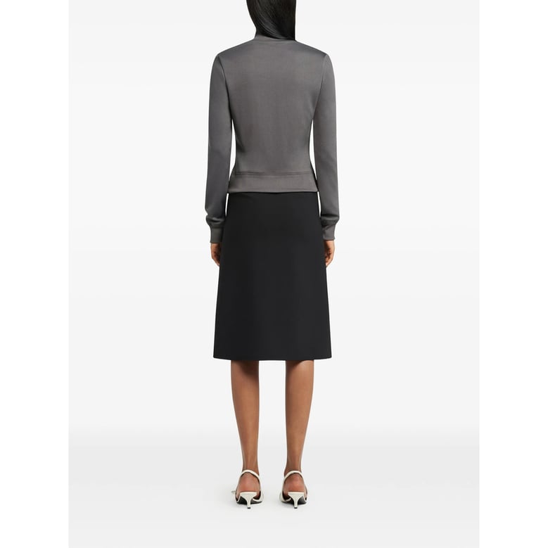 zip fastening jacket with logo detail by Selfnex