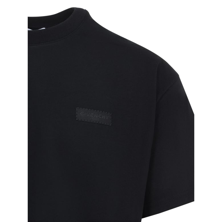 t-shirt black cotton by Selfnex
