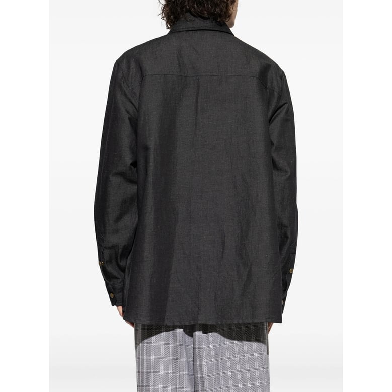 button fastening long sleeves shirt by Selfnex