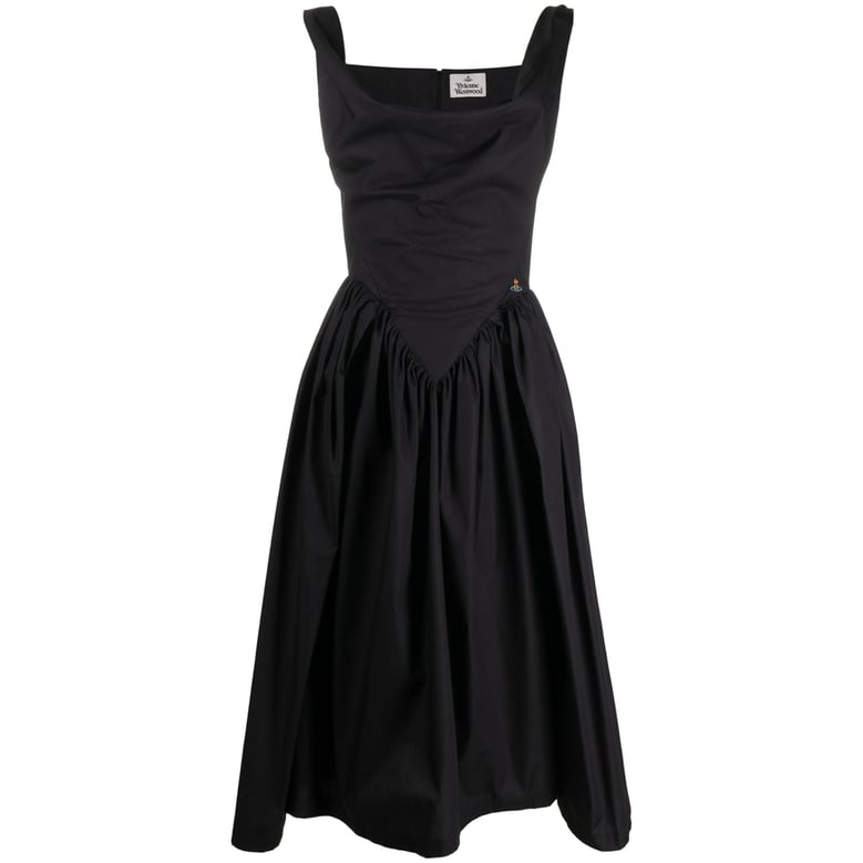 cowl neck corset dress by Selfnex
