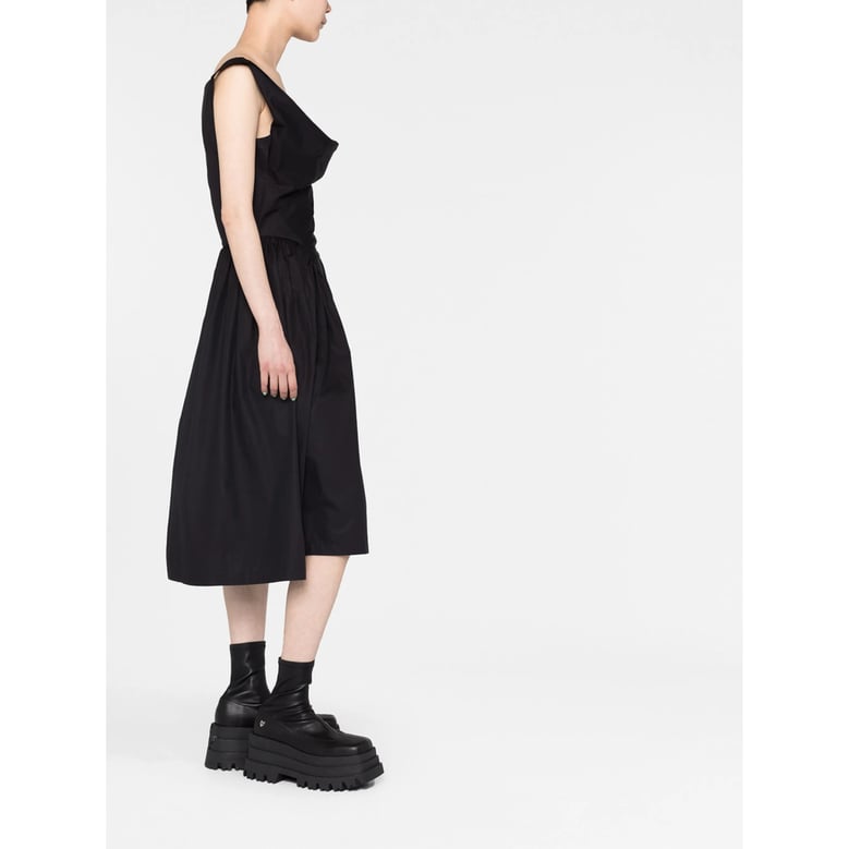 cowl neck corset dress by Selfnex