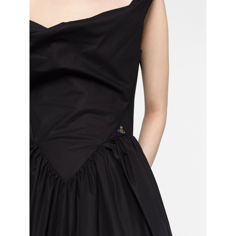 cowl neck corset dress by Selfnex