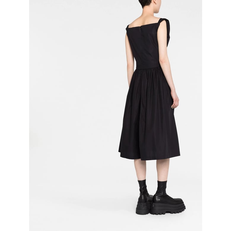 cowl neck corset dress by Selfnex