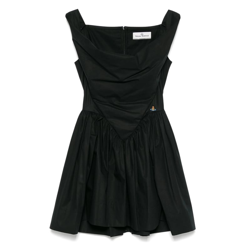 dress black cotton by Selfnex