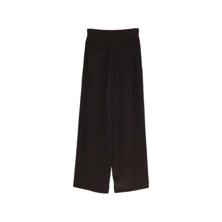 cocoa brown twill trousers by Selfnex