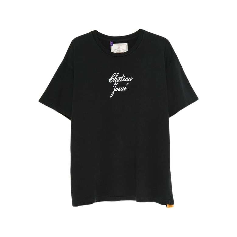 crew neck black t-shirt by Selfnex
