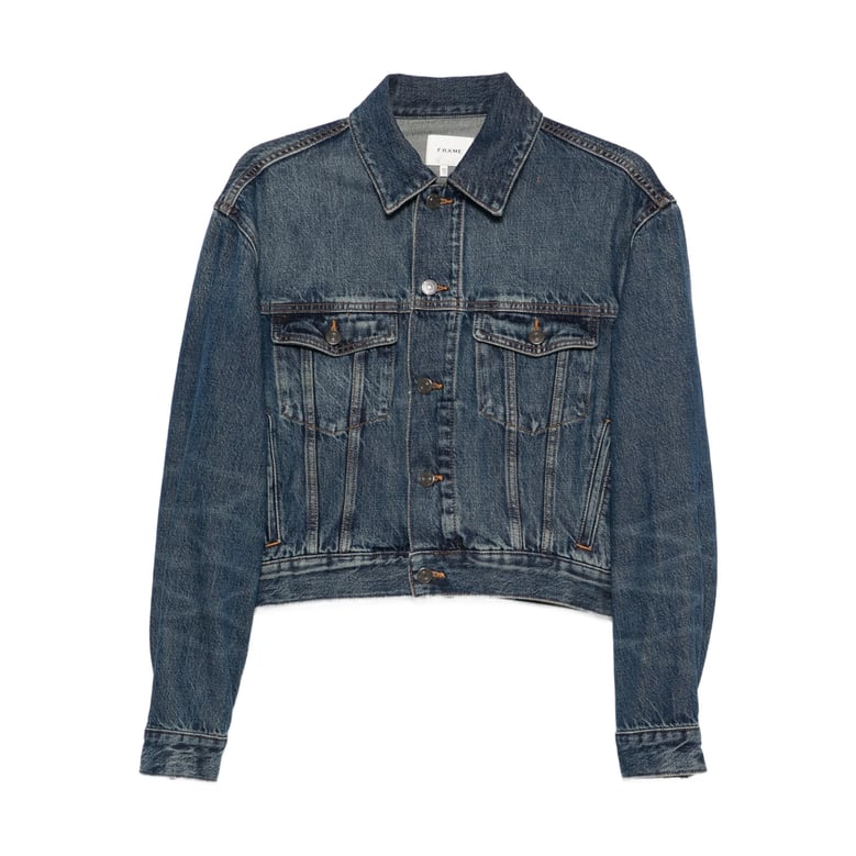 blue button fastening outerwear by Selfnex