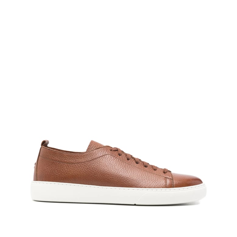 sneaker with deer brown textured finish by Selfnex
