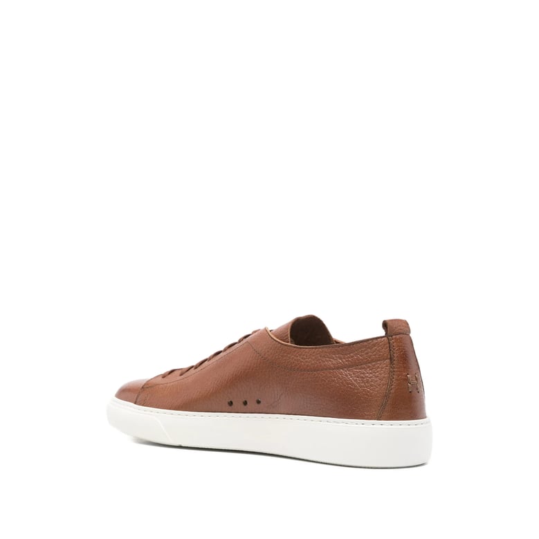 sneaker with deer brown textured finish by Selfnex