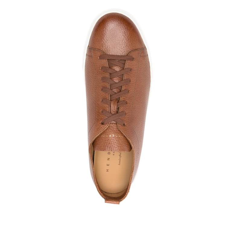 sneaker with deer brown textured finish by Selfnex