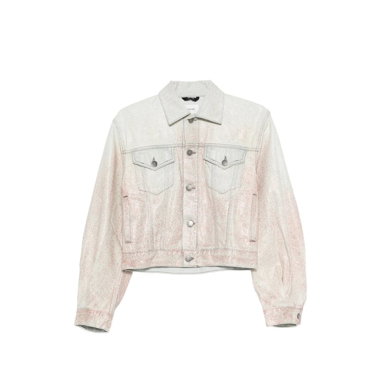 cropped button fastening jacket by Selfnex