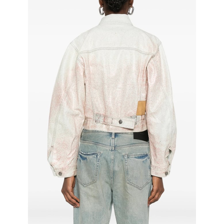 cropped button fastening jacket by Selfnex
