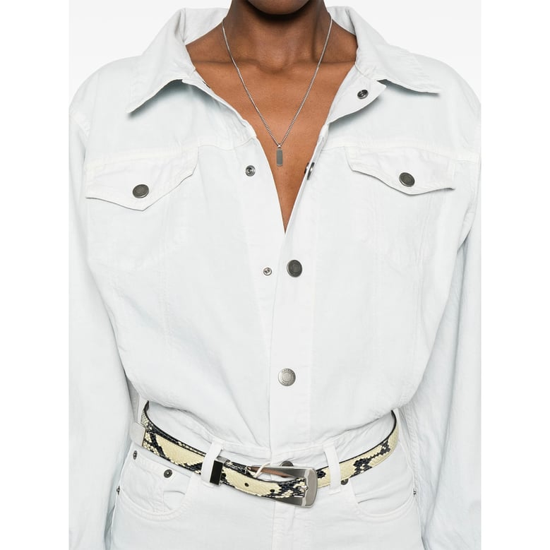 light blue shirt with chest pockets by Selfnex