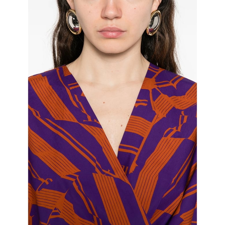 wrap front long sleeve shirt by Selfnex