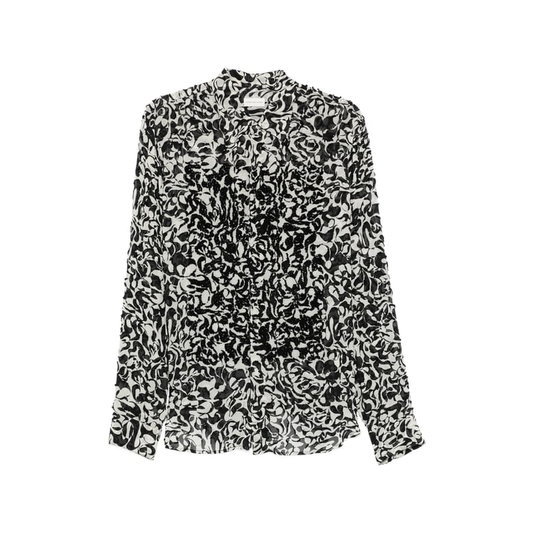 shirt sequin white/black by Selfnex