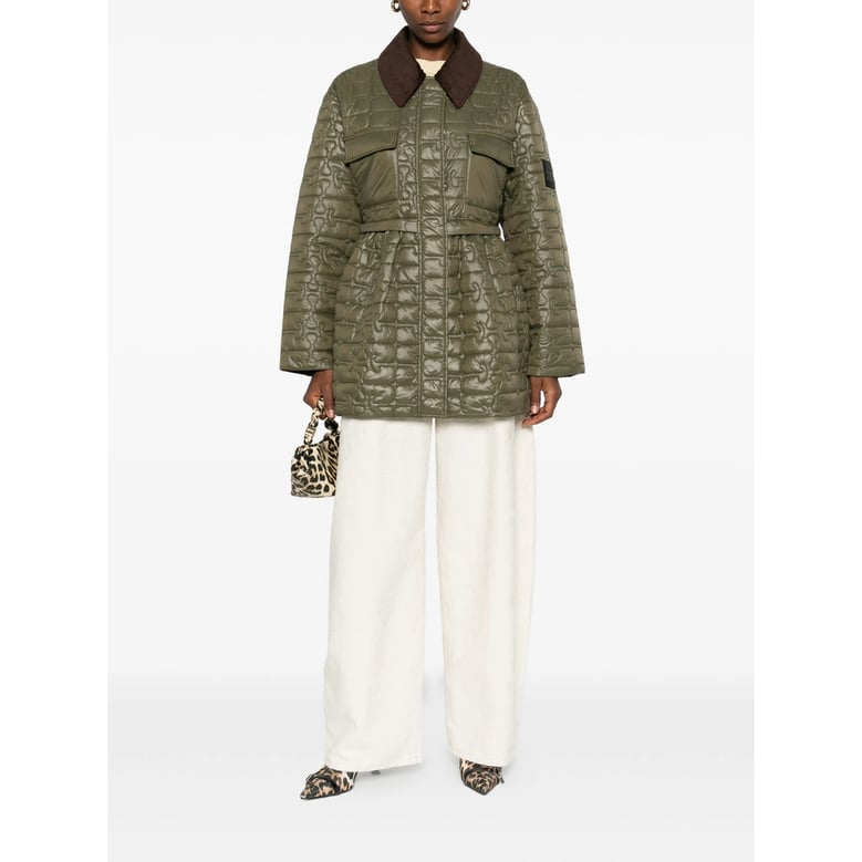 outerwear with corduroy collar by Selfnex