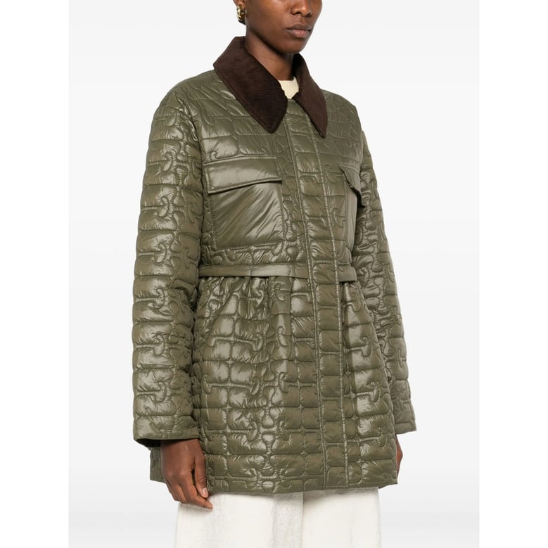 outerwear with corduroy collar by Selfnex