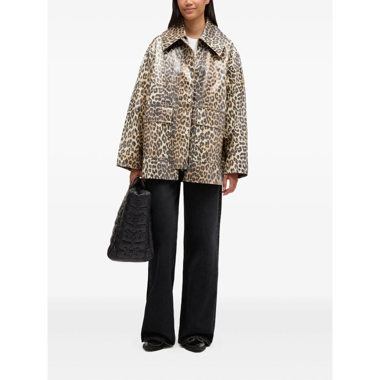 jacket brown leopard print by Selfnex