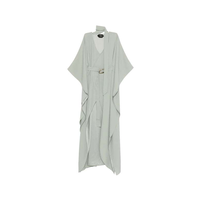 dress with gold-tone buckle by Selfnex