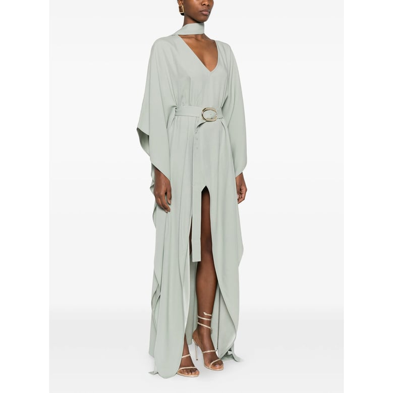 dress with gold-tone buckle by Selfnex