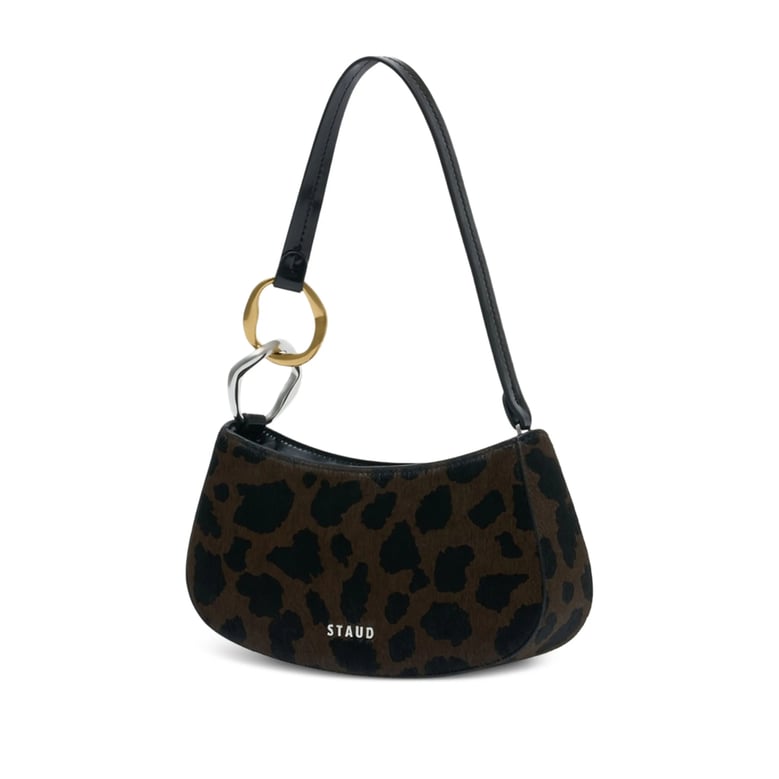 leopard print shoulder bag by Selfnex