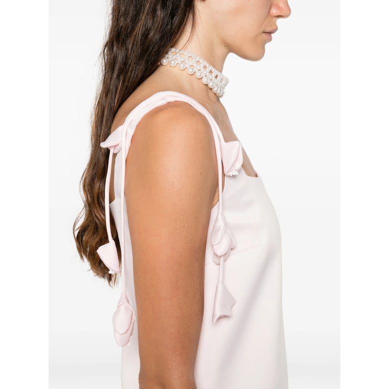 square neck dress with rear zip by Selfnex
