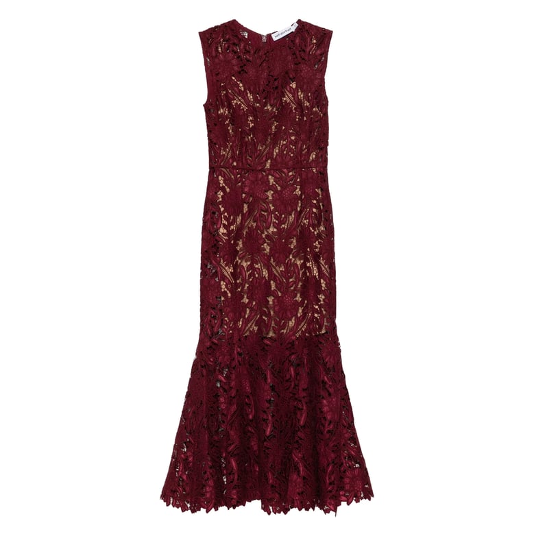 red dress with rear zip fastening by Selfnex