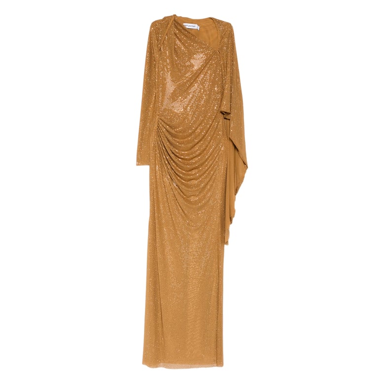 dress with gold-tone embellishments by Selfnex