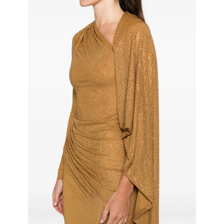 dress with gold-tone embellishments by Selfnex