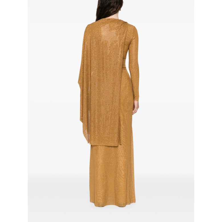 dress with gold-tone embellishments by Selfnex