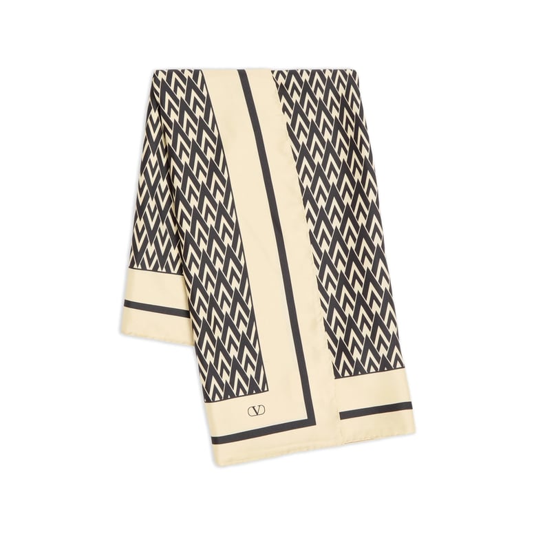 scarf toute la v neutrals/black by Selfnex