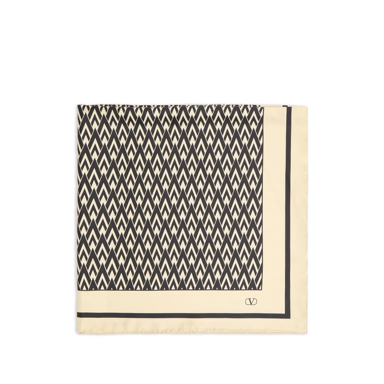 scarf toute la v neutrals/black by Selfnex