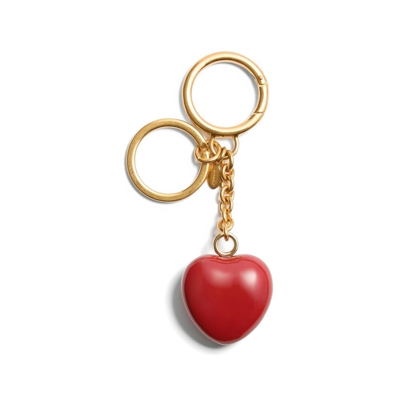 keyring heart gold by Selfnex