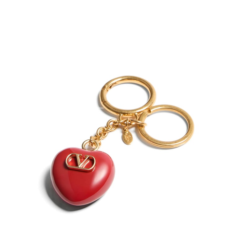 keyring heart gold by Selfnex