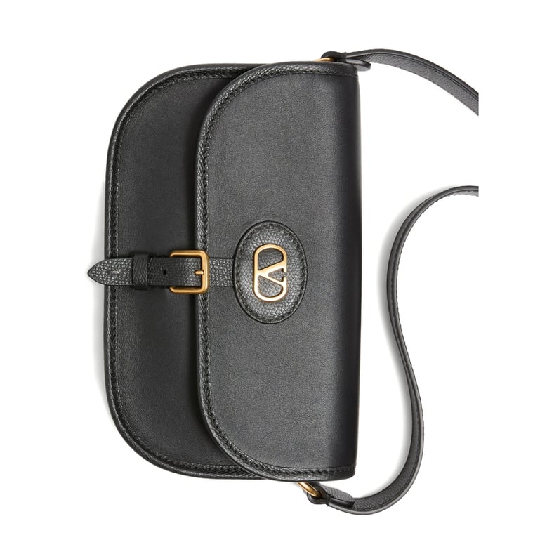 bum bag vlogo signature black calfskin by Selfnex