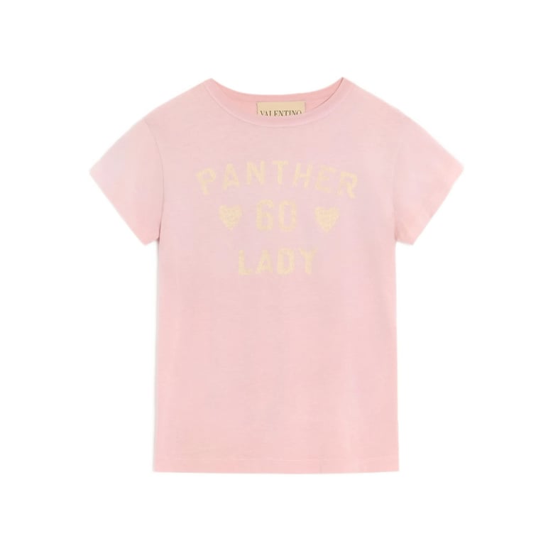 crew-neck t-shirt pink by Selfnex