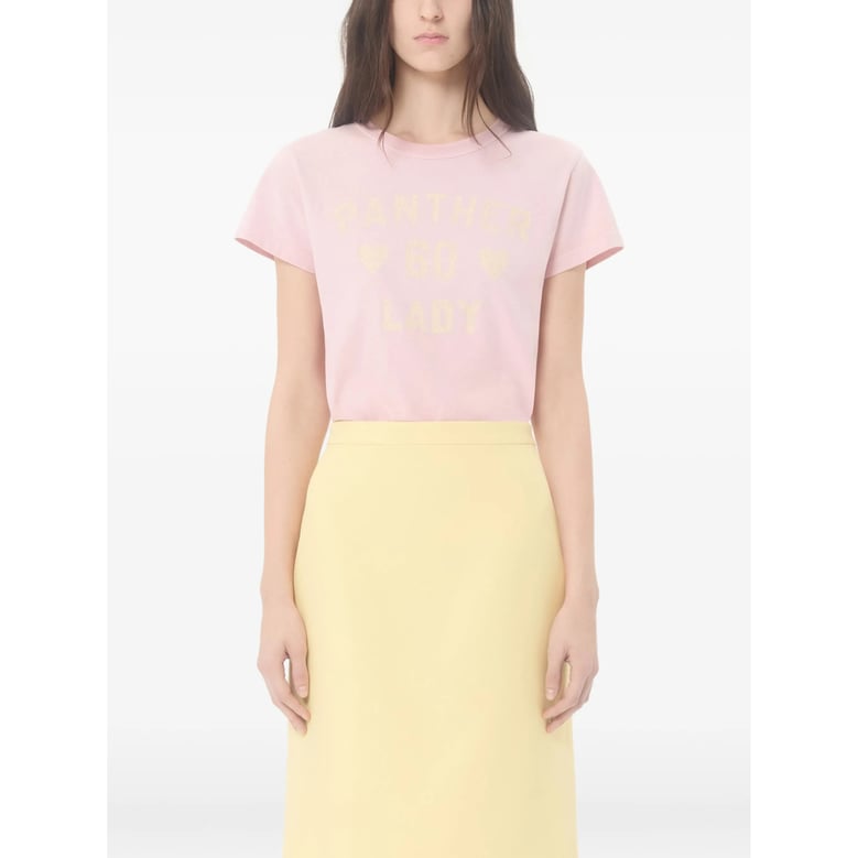 crew-neck t-shirt pink by Selfnex