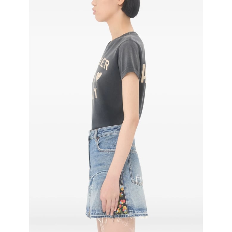 t-shirt grey crew neck by Selfnex